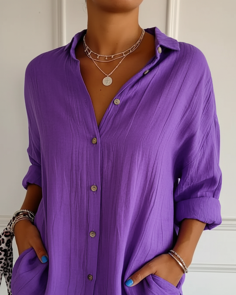 Blusa Holgada para Damas - Corte Suelto