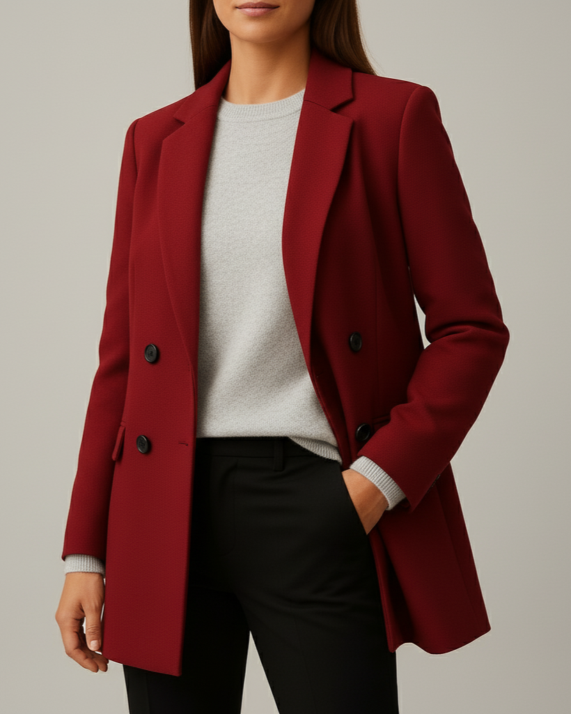 Abrigo de mujer con corte clásico – Modelo largo