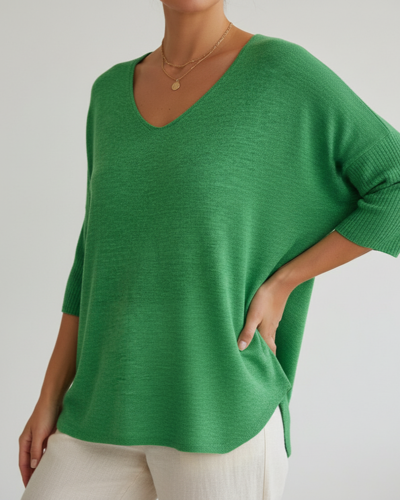 Top Suelto para Damas - Minimalista y Caída Suave