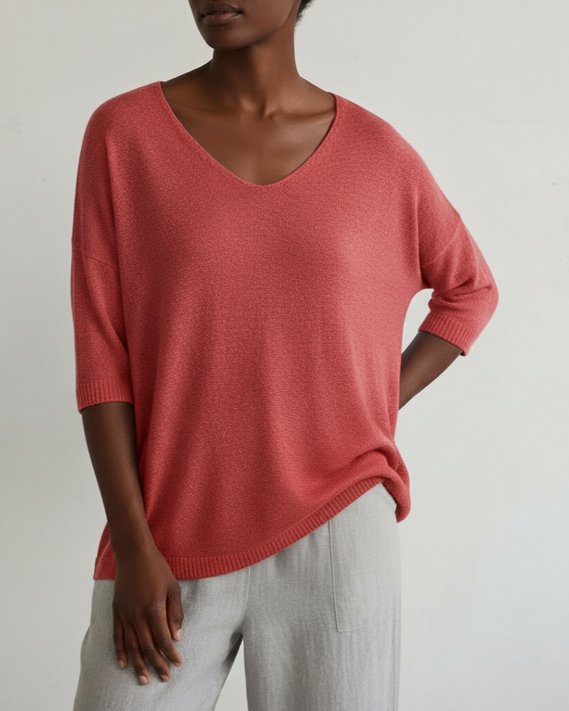 Top Suelto para Damas - Minimalista y Caída Suave