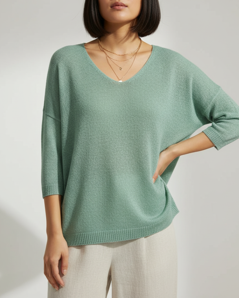 Top Suelto para Damas - Minimalista y Caída Suave