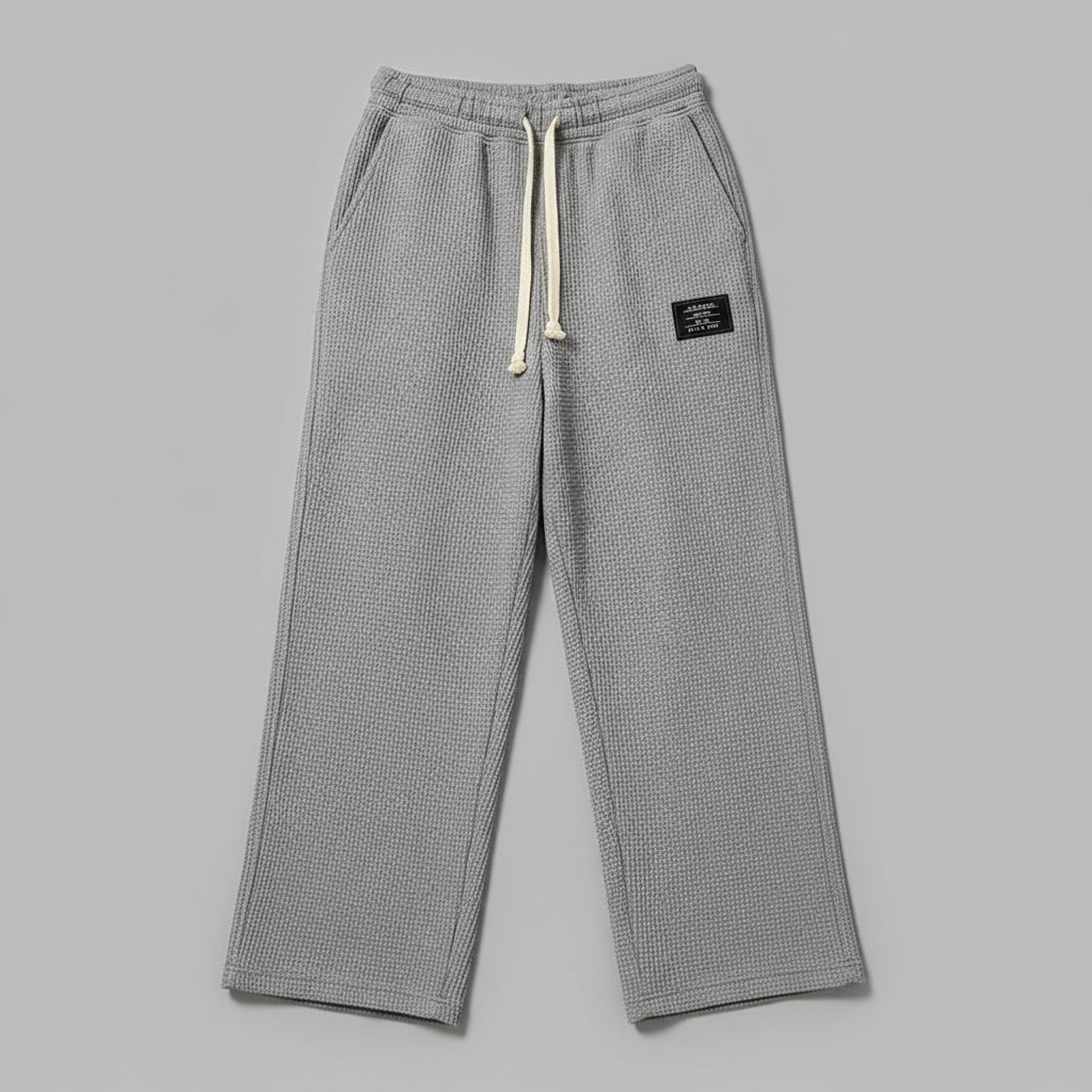 Pantalones Jogger Hombre Gofre Cintura Elástica | Ropa Casual