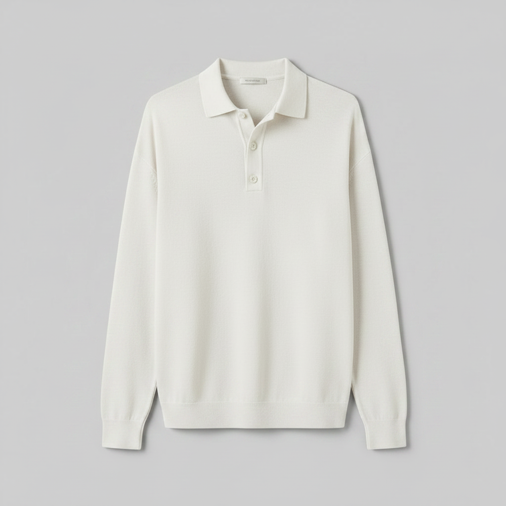 Polo Clásico Manga Larga Hombre | Camisa Casual Versátil