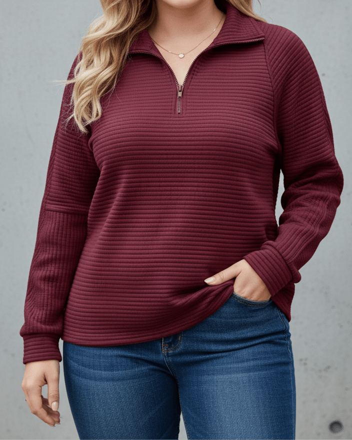 Suéter ZipperKnit para Damas con Cremallera - Diseño Práctico y Moderno -