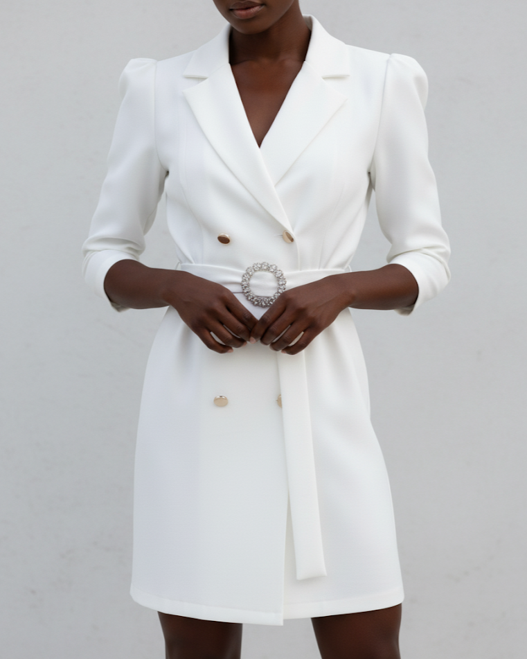 Vestido Blazer para Damas con Clase - Modelo Largo