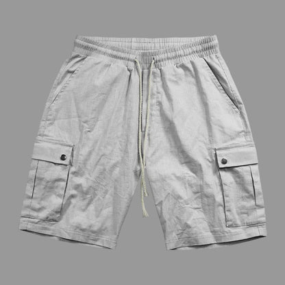 Bermudas Cargo Hombre Lino Algodón | Pantalón Corto Hombre 0