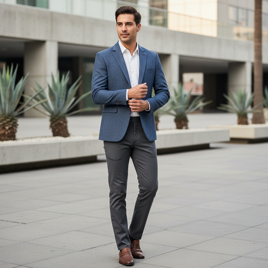Blazer Ajustado Cedric Herbstedition para Hombre