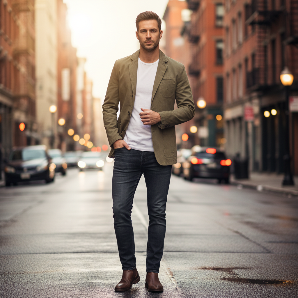 Blazer Hombre Casual Ligero | Estilo Refinado y Versátil