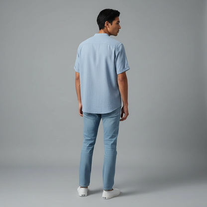 Camisa Blanca Mujer Capri Lino | Camisa Ligera y Transpirable