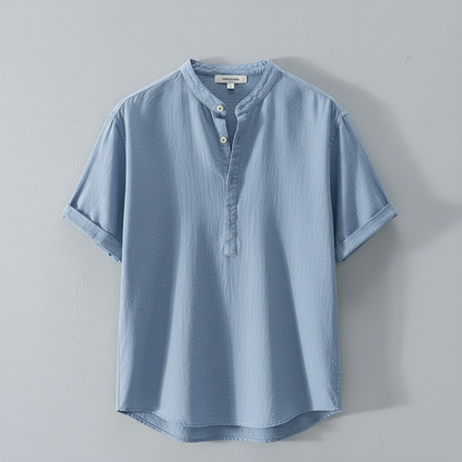 Camisa Blanca Mujer Capri Lino | Camisa Ligera y Transpirable