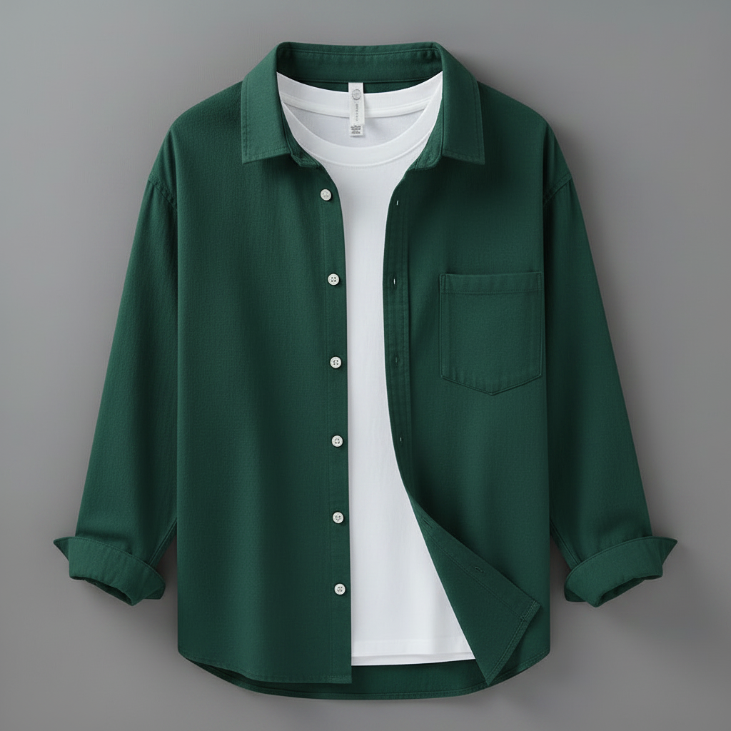 Camisa Lino Hombre Marseille | Manga Larga Transpirable