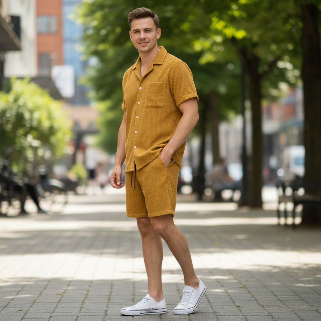 Conjunto Verano Hombre Elegante y Deportivo | Conjunto de Dos Piezas