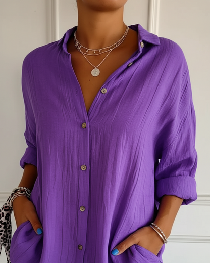 Blusa Holgada para Damas - Corte Suelto
