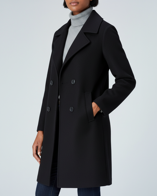 Abrigo para Damas con Look Clásico de Trenchcoat – Modelo Largo