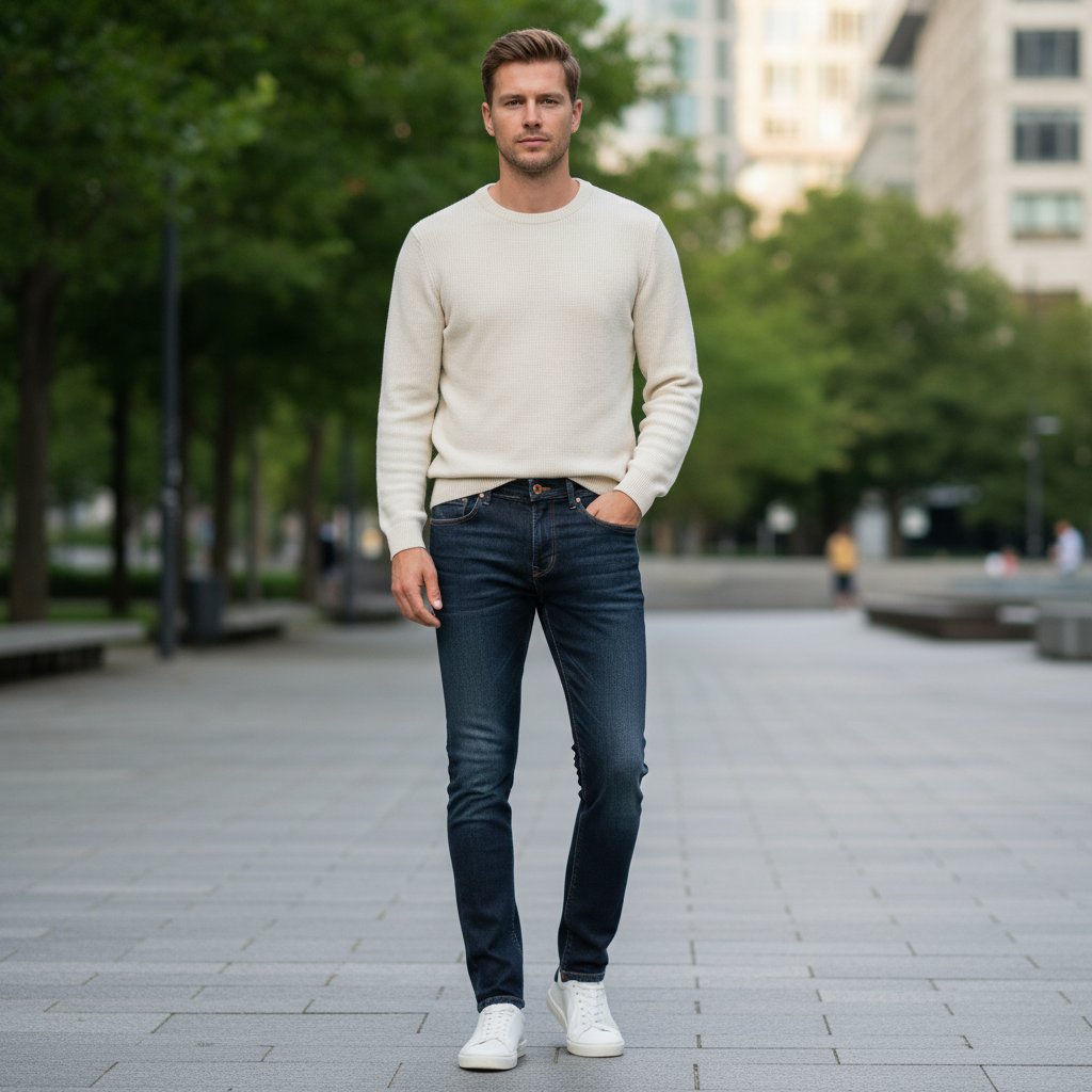 Jeans Hombre Comfy | Pantalones Vaqueros Corte Recto
