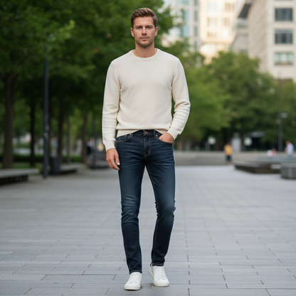 Jeans Hombre Comfy | Pantalones Vaqueros Corte Recto