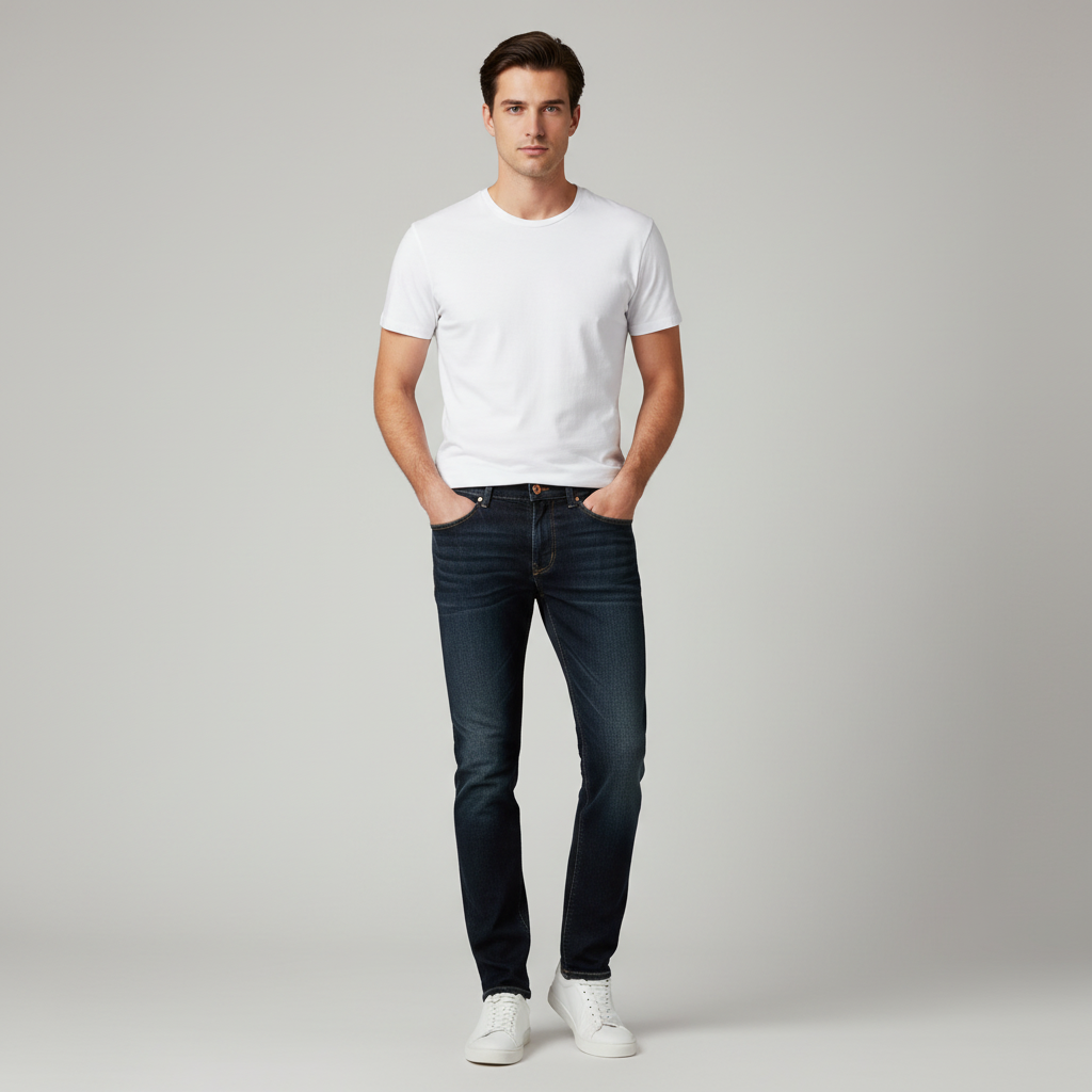 Jeans Hombre Comfy | Pantalones Vaqueros Corte Recto