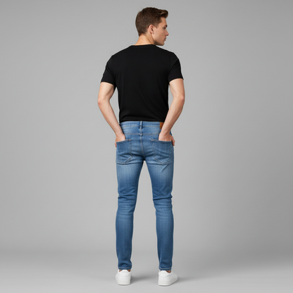 Vaqueros Liam | Jeans Mujer Entallados con Diseño Rasgado
