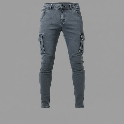 Pantalones Cargo Hombre Multibolsillos | Jeans Versátiles