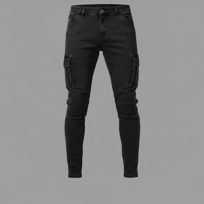Pantalones Cargo Hombre Multibolsillos | Jeans Versátiles
