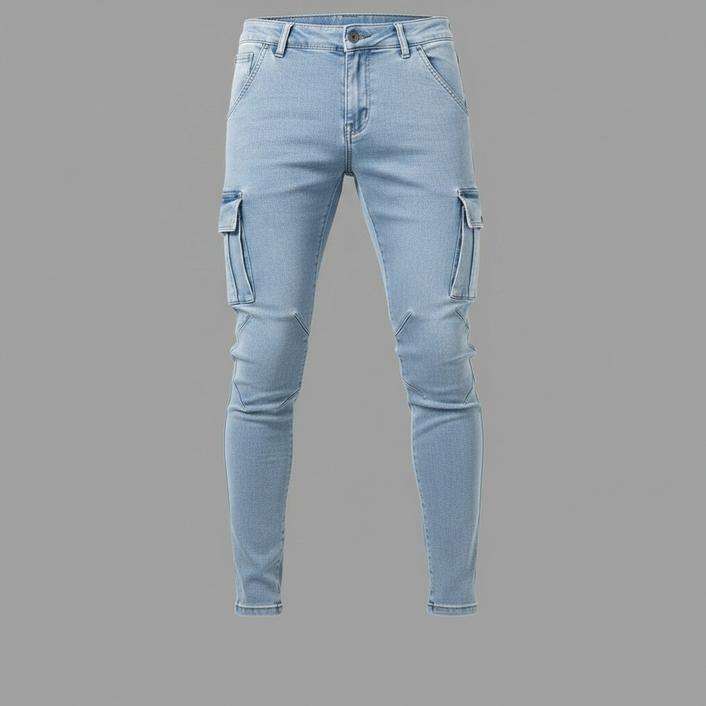 Pantalones Cargo Hombre Multibolsillos | Jeans Versátiles