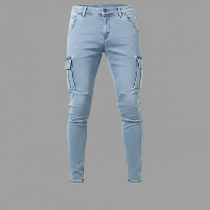 Pantalones Cargo Hombre Multibolsillos | Jeans Versátiles