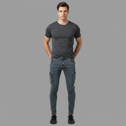 Pantalones Cargo Hombre Multibolsillos | Jeans Versátiles
