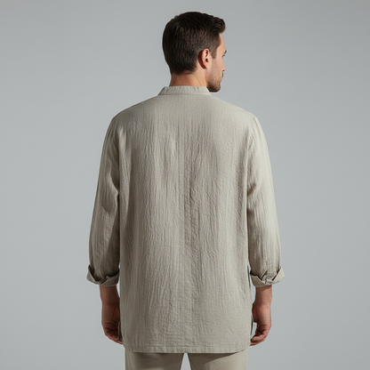 Camisa Lino Hombre Elegante | Camisas para Hombre