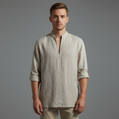 Camisa Lino Hombre Elegante | Camisas para Hombre