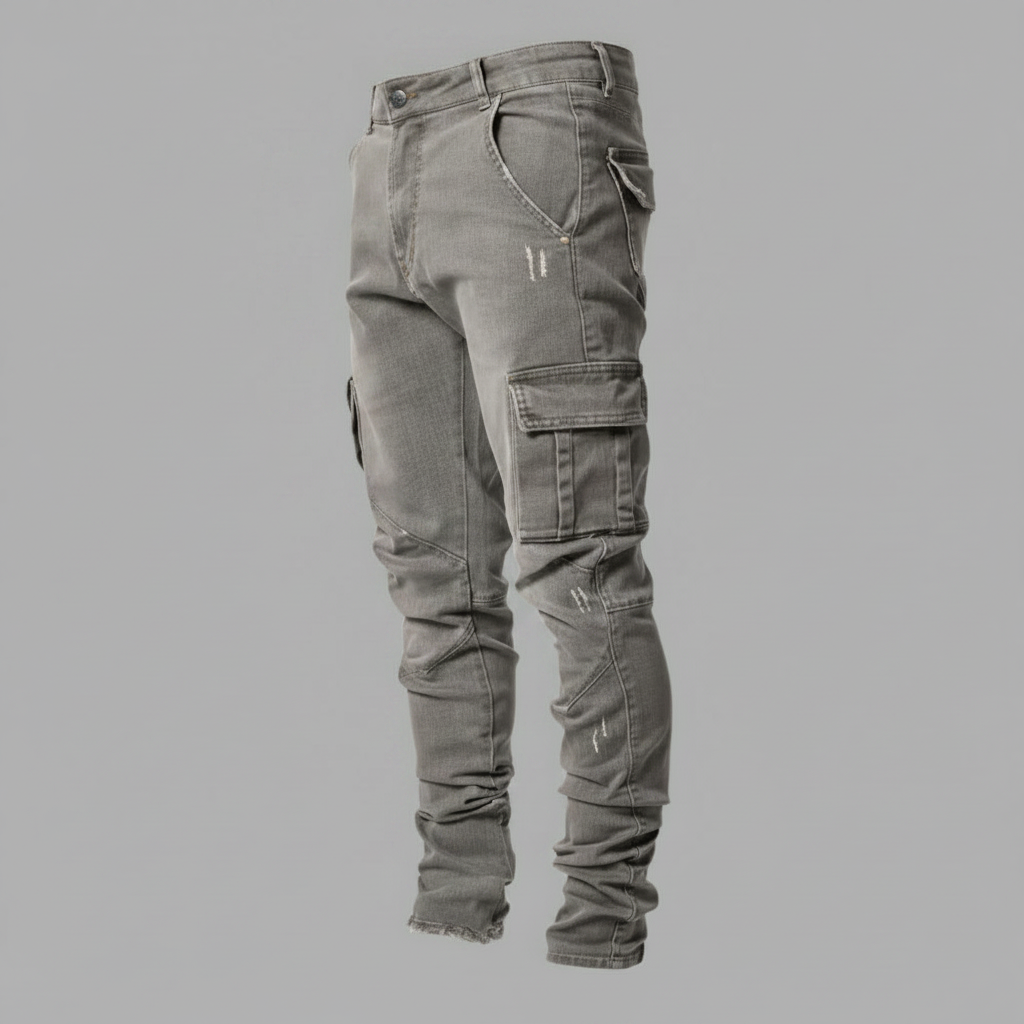 Pantalones Cargo Ajustados | Pantalones Cargo Hombre