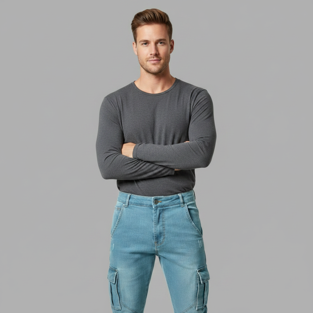 Pantalones Cargo Ajustados | Pantalones Cargo Hombre