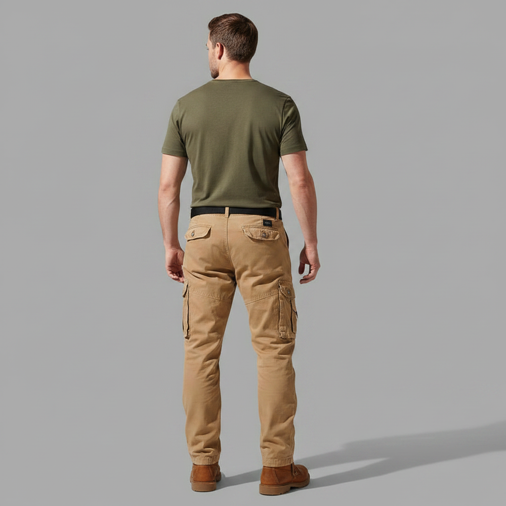 Pantalones Cargo Hombre Con Puños Ajustables | Ropa Casual