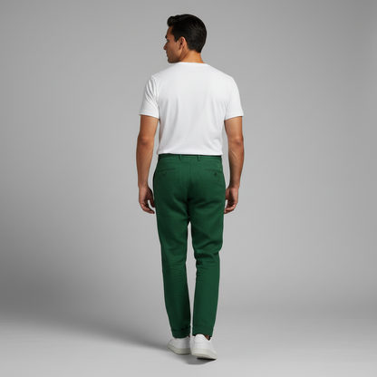 Pantalón de Lino Ligero Corte Recto para Hombre | Pantalones Hombre
