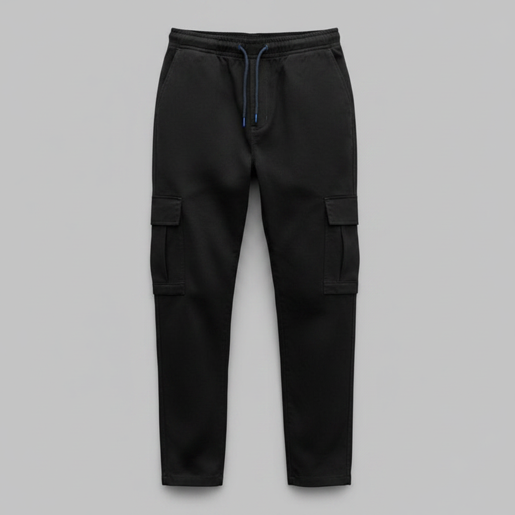 Pantalones Cargo Azul | Pantalón Cargo Hombre Ajuste Relajado
