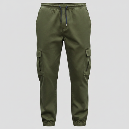 Pantalones Cargo Azul | Pantalón Cargo Hombre Ajuste Relajado