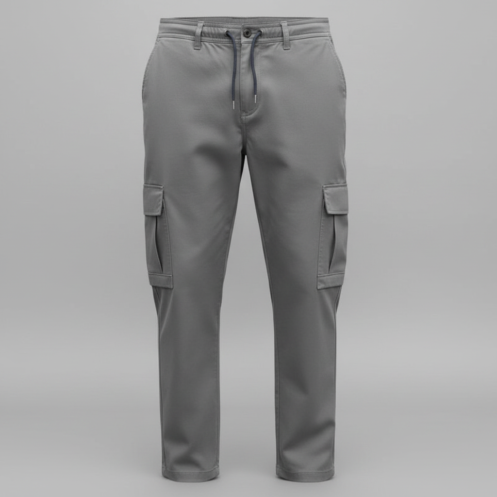 Pantalones Cargo Azul | Pantalón Cargo Hombre Ajuste Relajado
