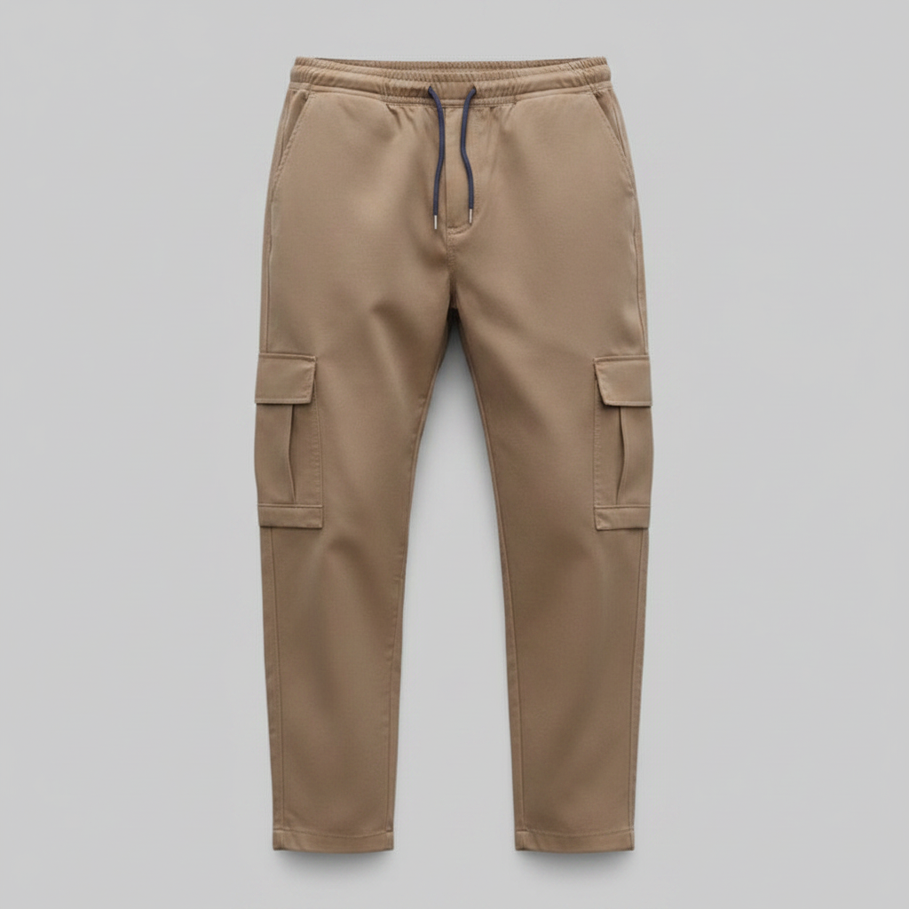 Pantalones Cargo Azul | Pantalón Cargo Hombre Ajuste Relajado