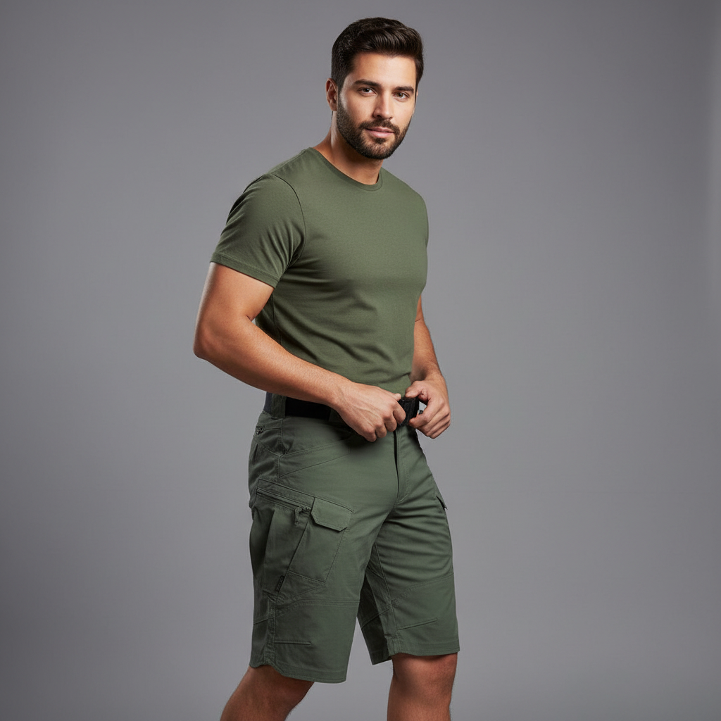 Pantalones Cortos Cargo Hombre | Ropa Casual Resistente