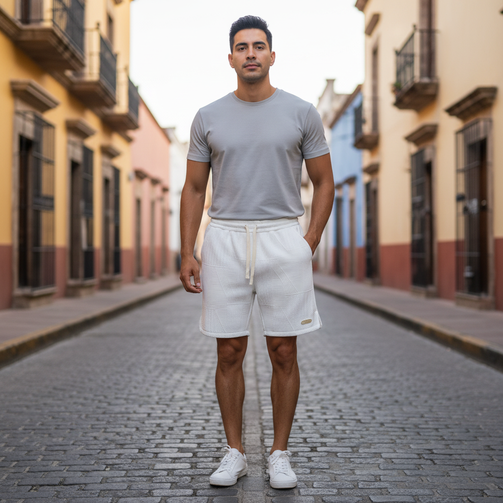 Pantalones Cortos Hombre Poliéster | Shorts Casuales Comodos