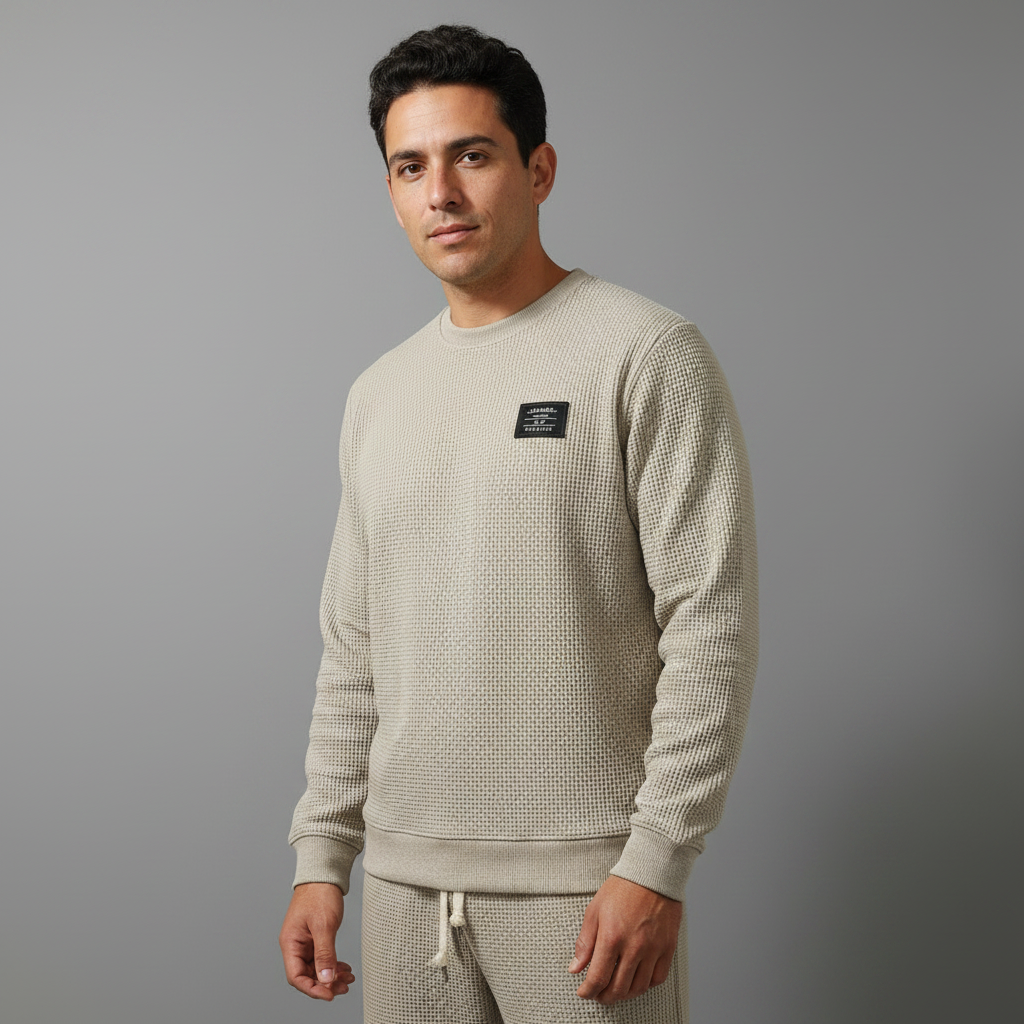 Pantalones Jogger Hombre Gofre Cintura Elástica | Ropa Casual
