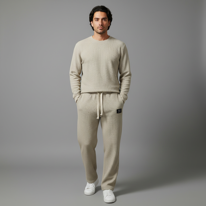 Pantalones Jogger Hombre Gofre Cintura Elástica | Ropa Casual