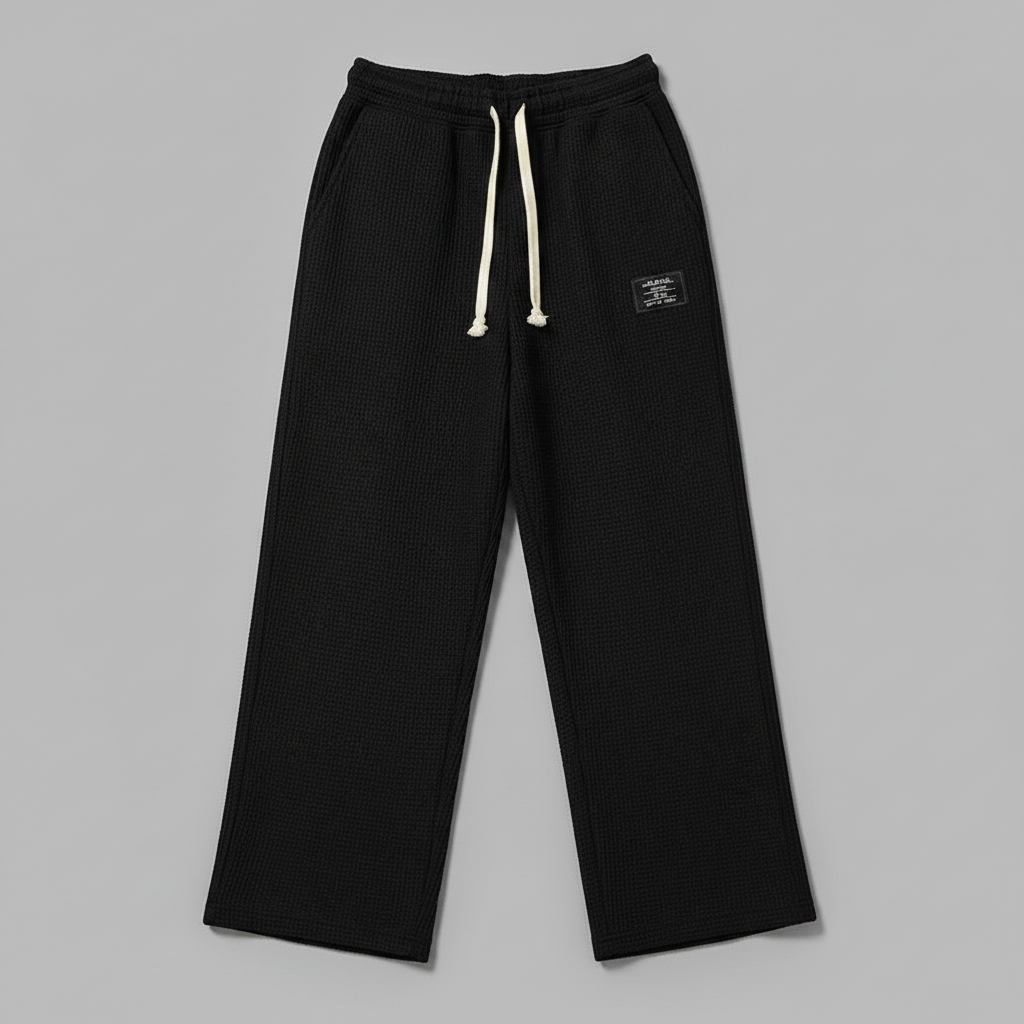 Pantalones Jogger Hombre Gofre Cintura Elástica | Ropa Casual
