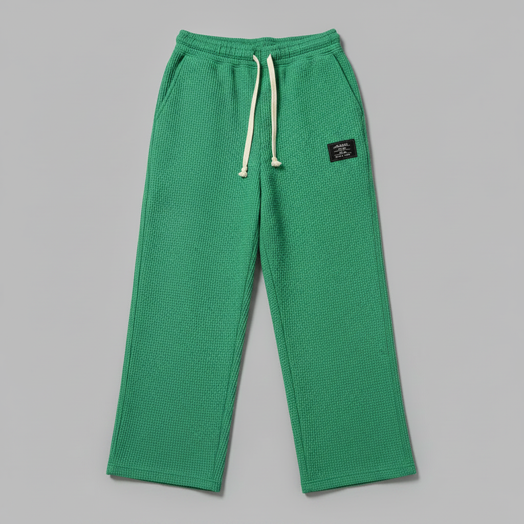 Pantalones Jogger Hombre Gofre Cintura Elástica | Ropa Casual