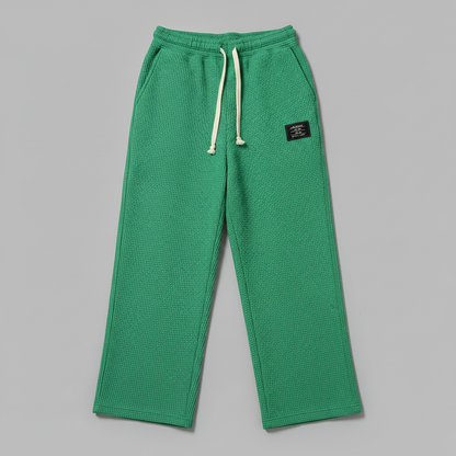 Pantalones Jogger Hombre Gofre Cintura Elástica | Ropa Casual