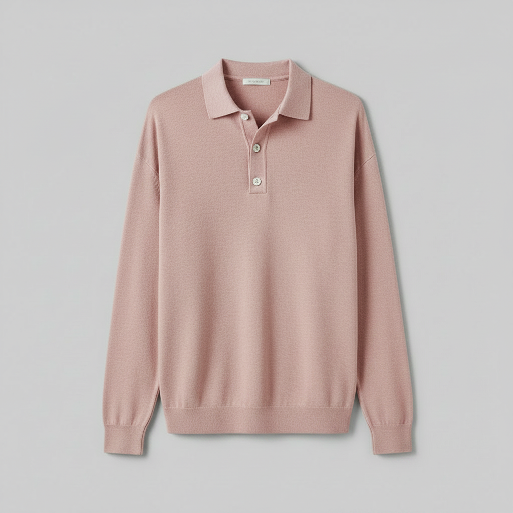 Polo Clásico Manga Larga Hombre | Camisa Casual Versátil