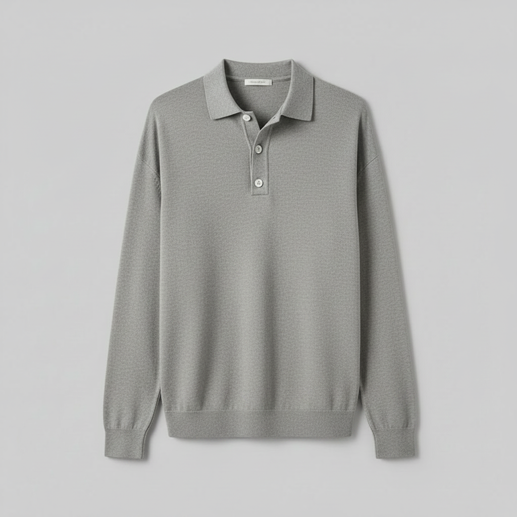 Polo Clásico Manga Larga Hombre | Camisa Casual Versátil