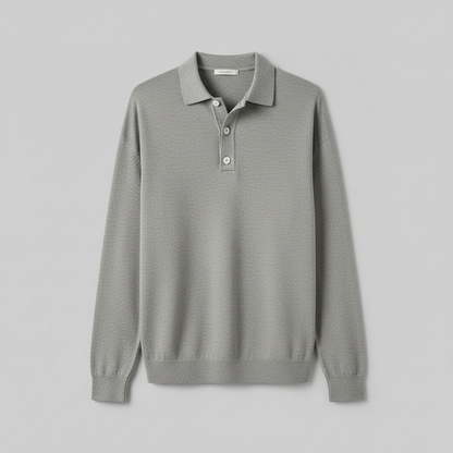 Polo Clásico Manga Larga Hombre | Camisa Casual Versátil