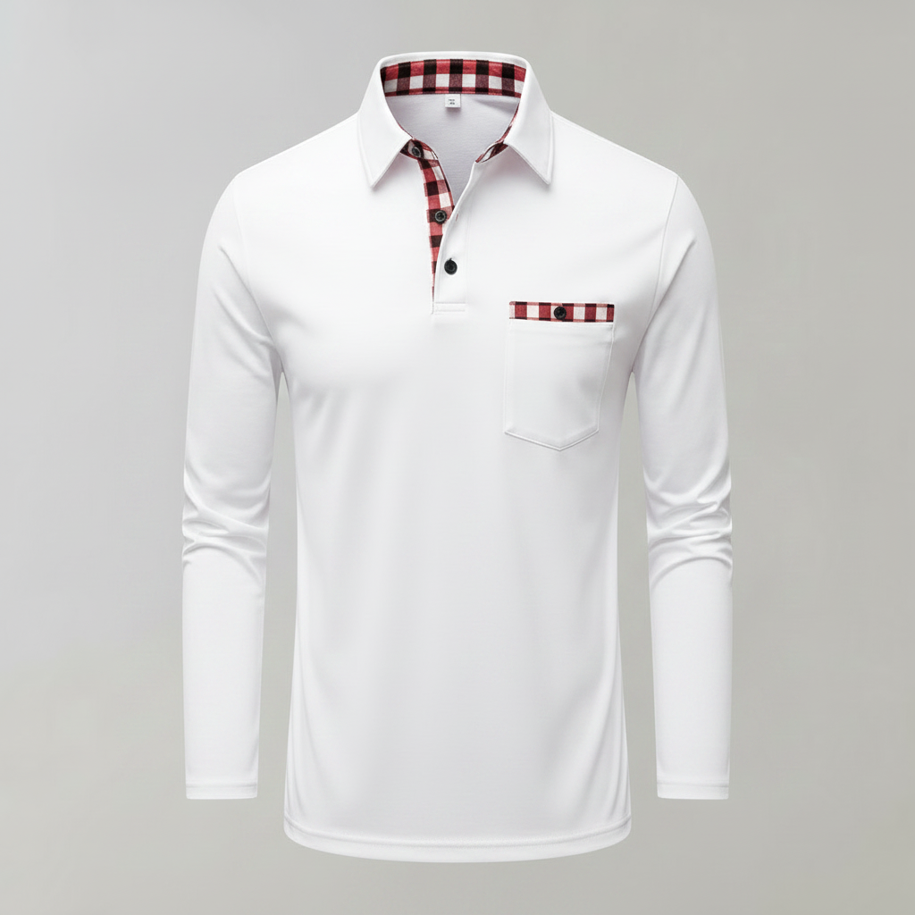 Polo Manga Larga Hombre Clásico | Polos Hombre Elegantes