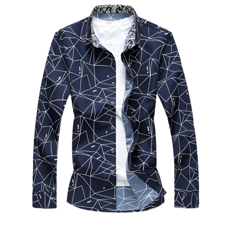 Camisa Casual de Hombre de Manga Larga – Corte Slim - Shirt
